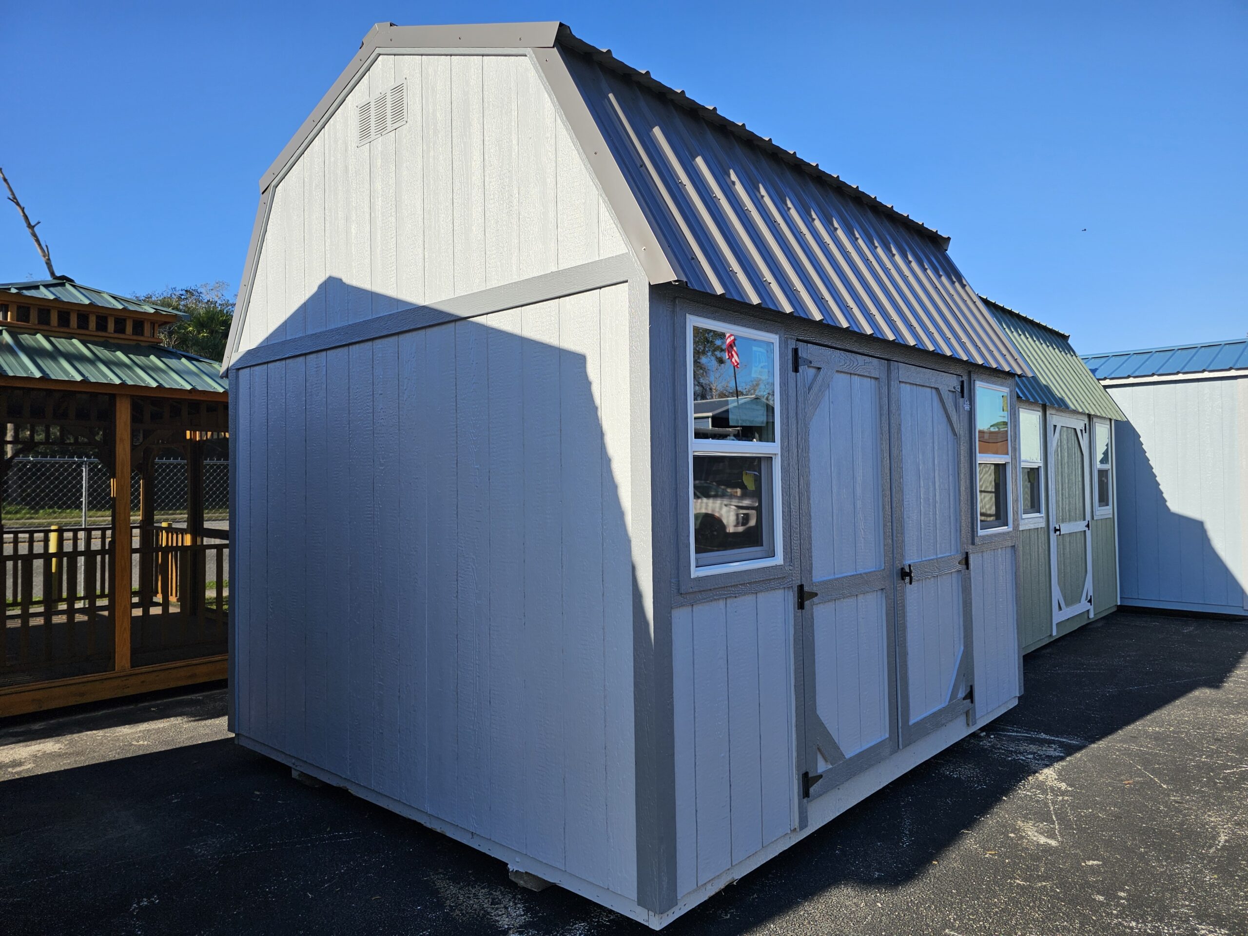 Side Lofted Barn 10x12 - Image 3