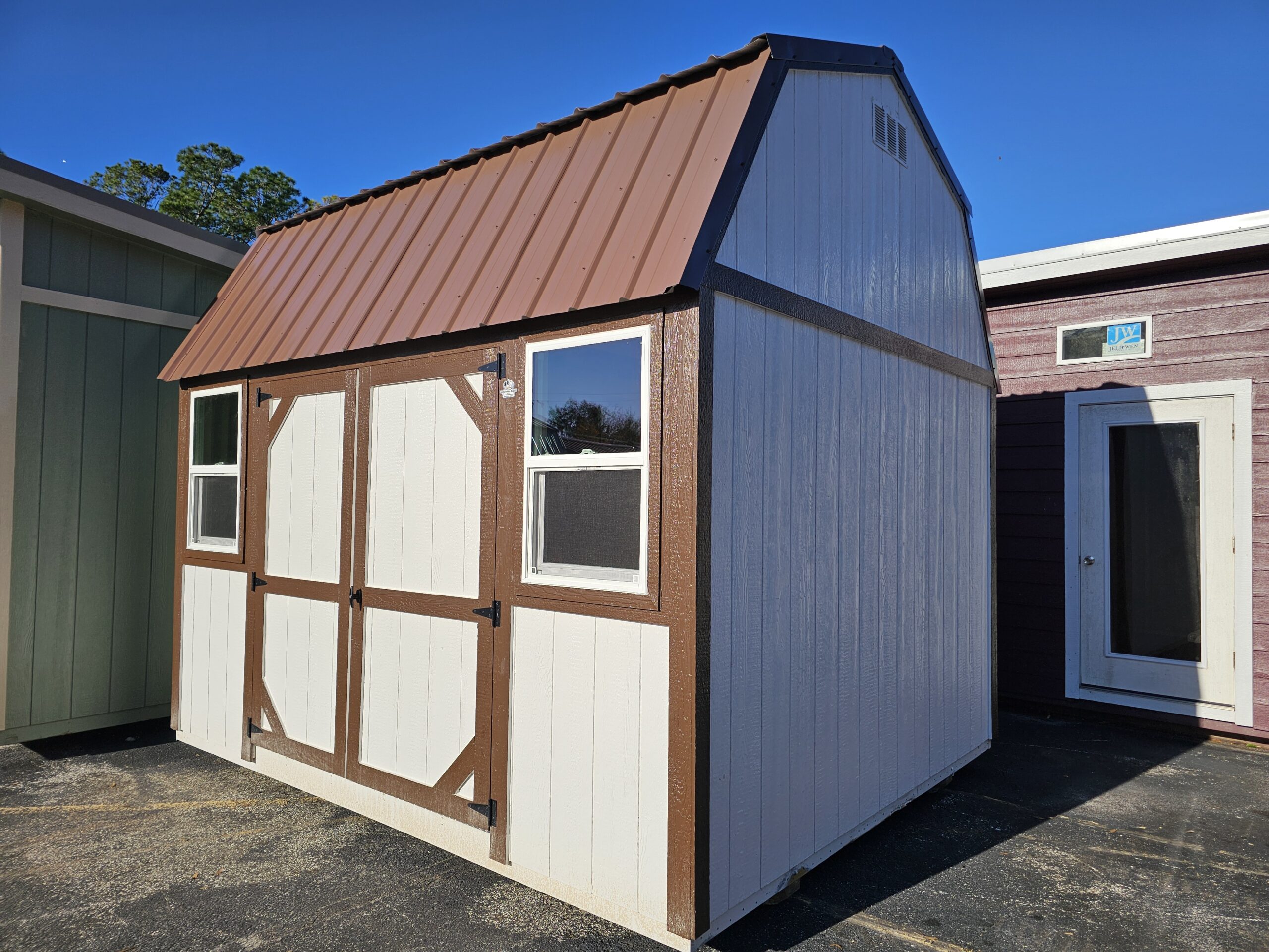 Side Lofted Barn 10x12 - Image 3