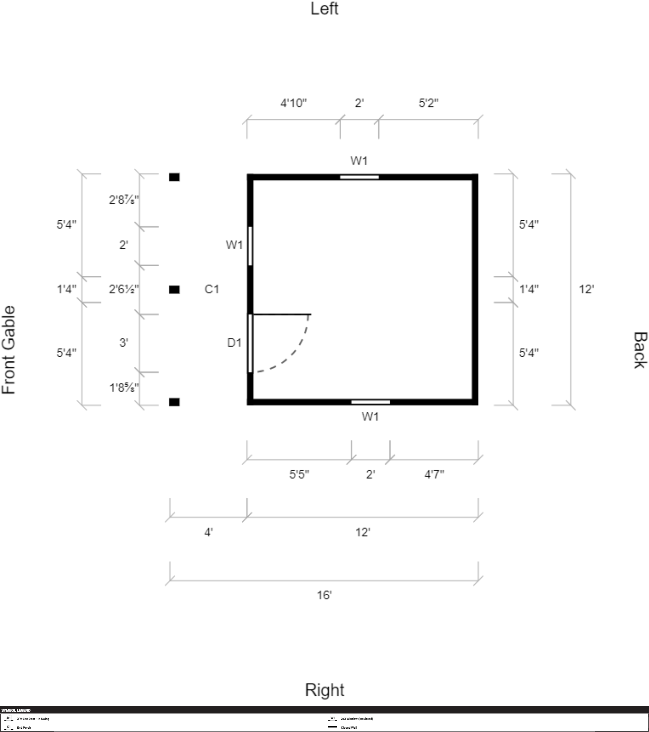 Standard Cabin 12x16 - Image 2