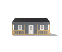 Side Porch Cabin 14x24 - Image 3