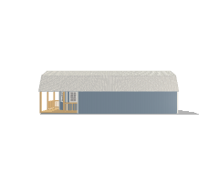 Deluxe Lofted Barn Cabin 16x40 - Image 3