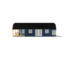 Deluxe Lofted Barn Cabin 16x40 - Image 3