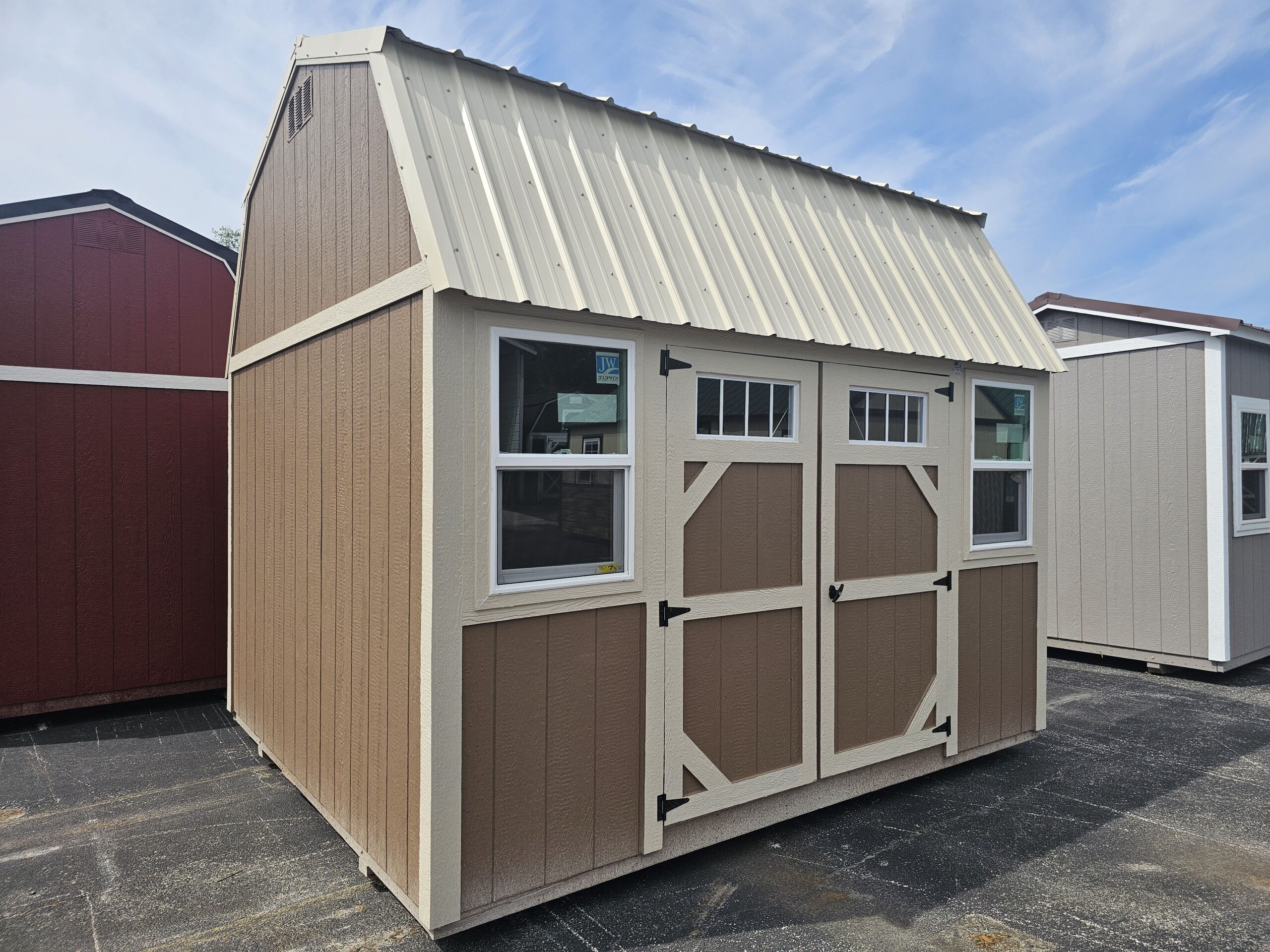 Side Lofted Barn 10x12 - Image 2