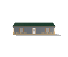 Side Porch Cabin 16x40 - Image 3