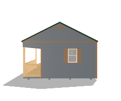 Side Porch Cabin 16x40 - Image 5