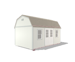 Side Lofted Barn 10x16