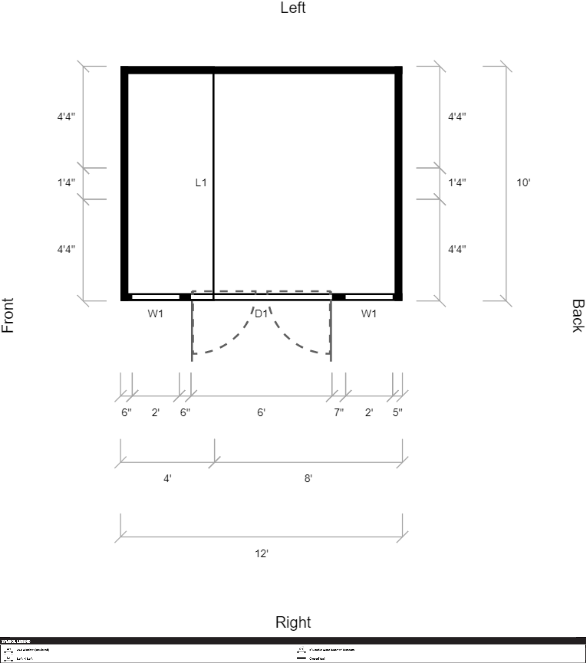 Side Lofted Barn 10x12 - Image 2