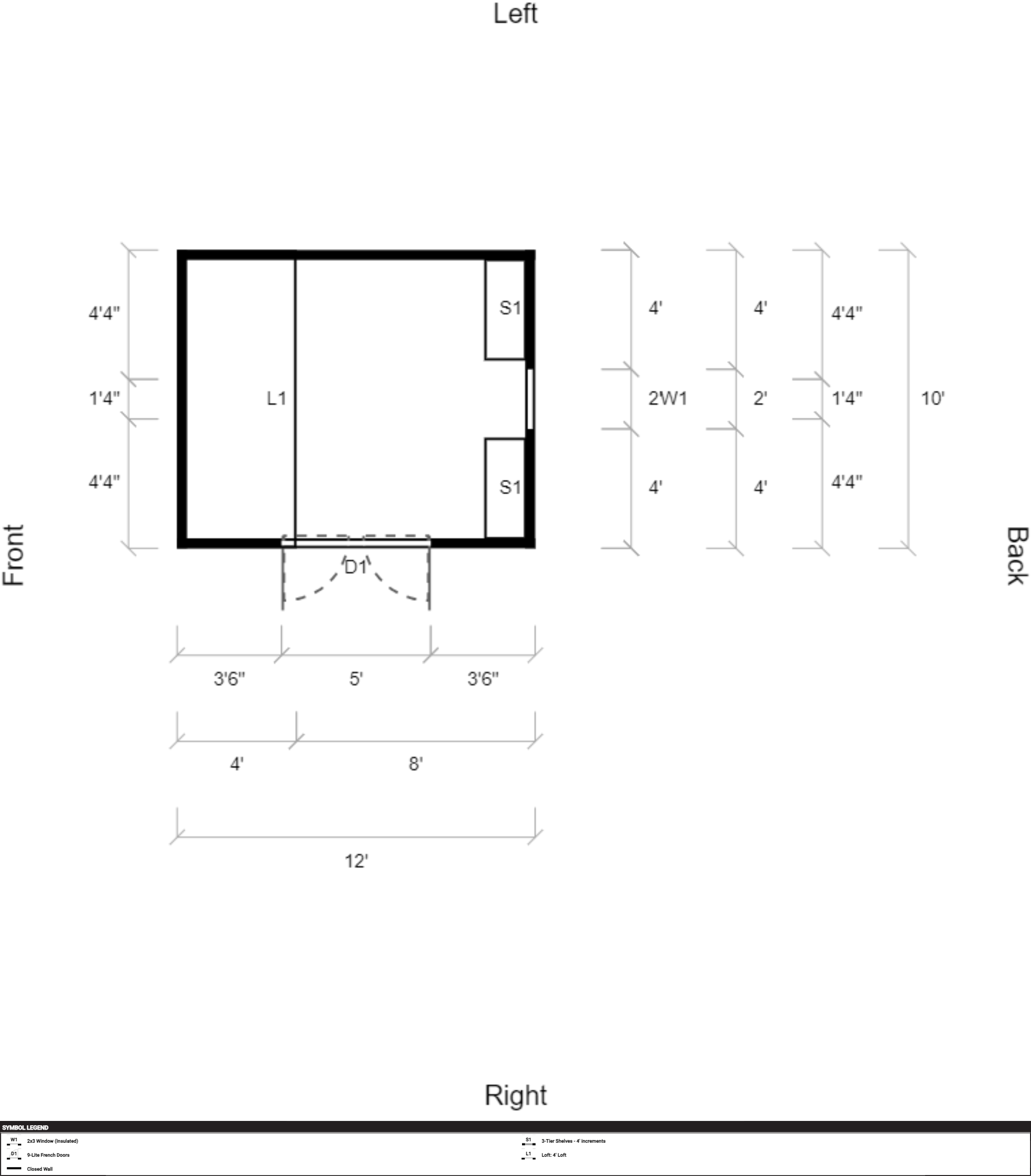 Side Lofted Barn 10x12 - Image 2