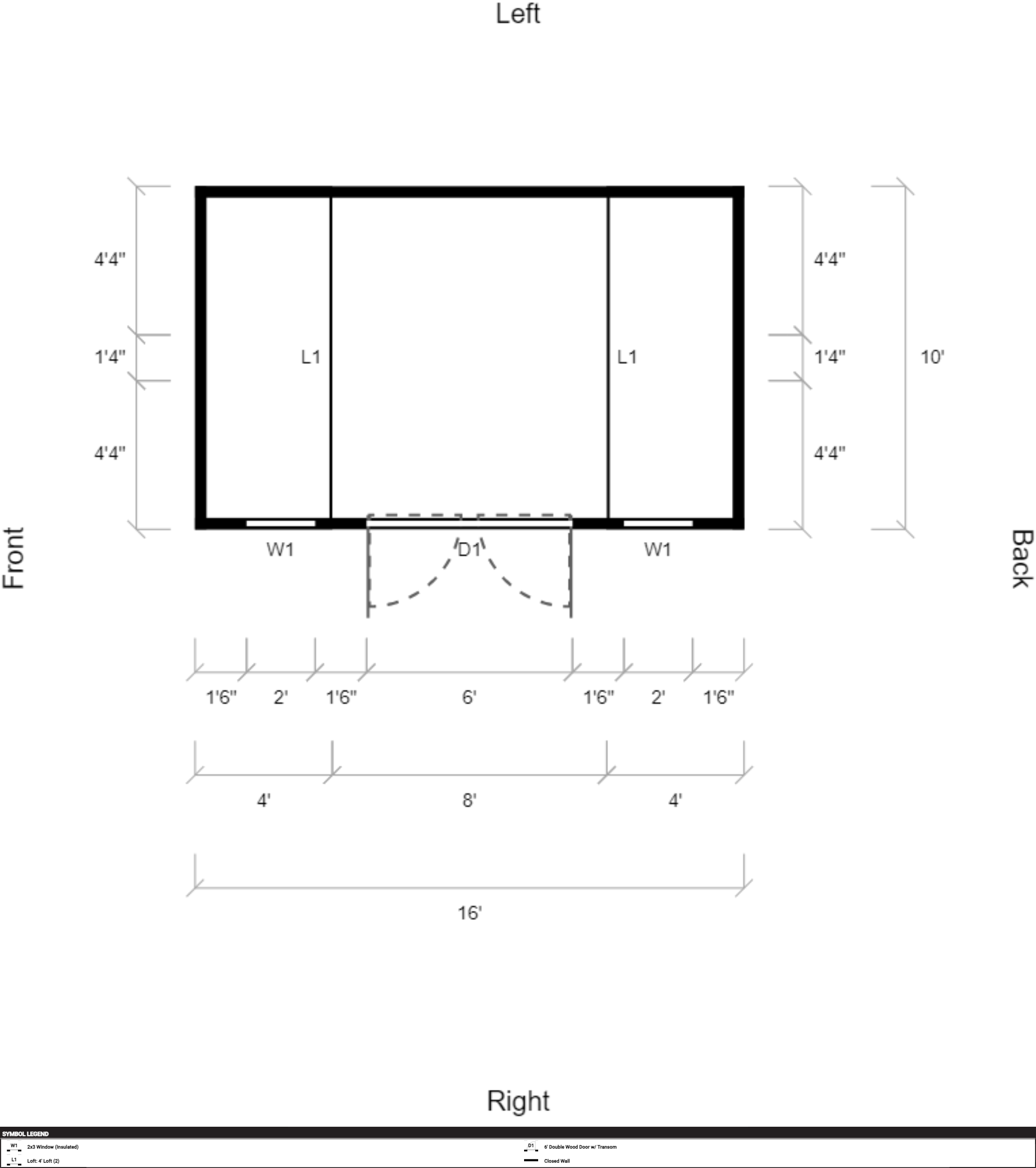 Side Lofted Barn 10x16 - Image 2