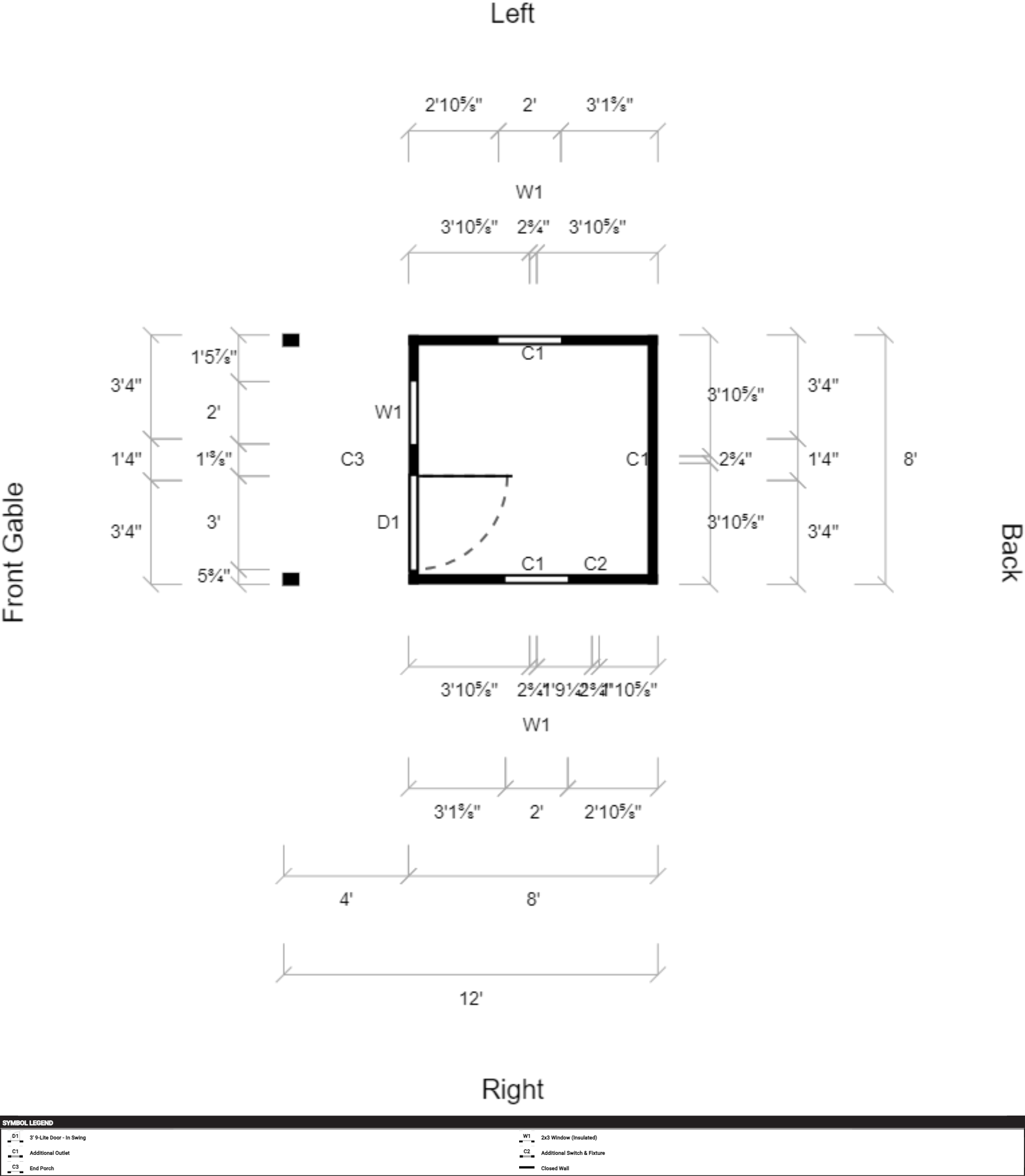Standard Cabin 8x12 - Image 2