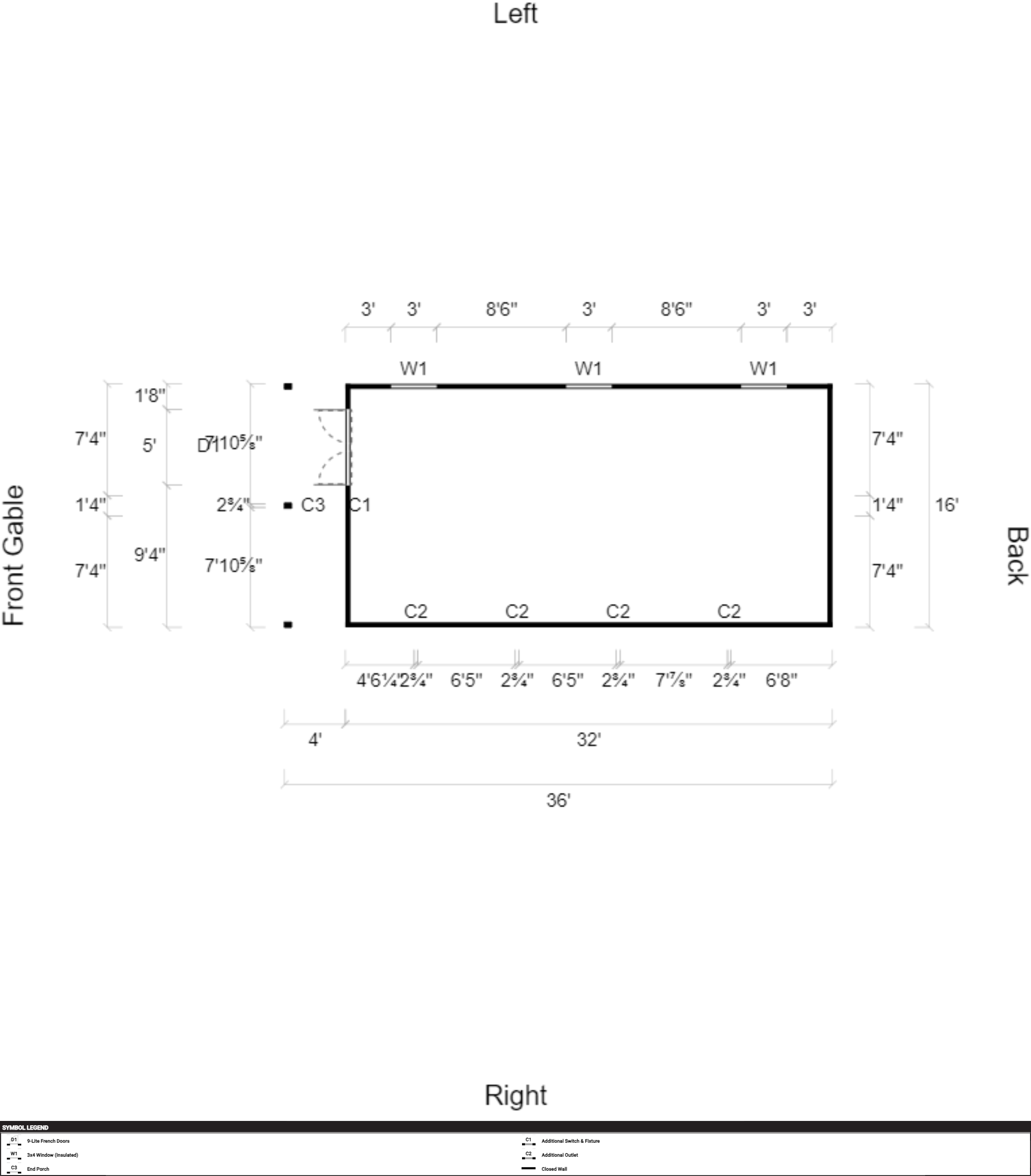Standard Cabin 16x36 - Image 2