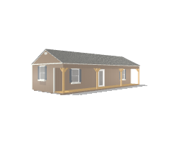 Side Porch Cabin 16x40