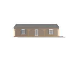 Side Porch Cabin 16x40 - Image 3
