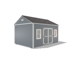 Side Garden Shed 12x16