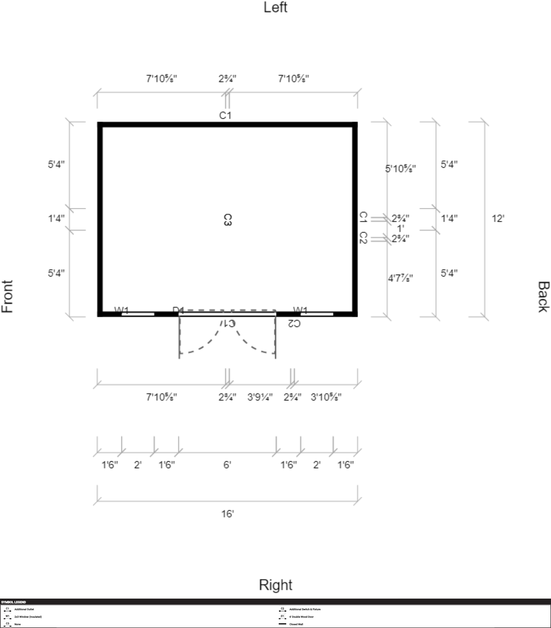Side Garden Shed 12x16 - Image 2
