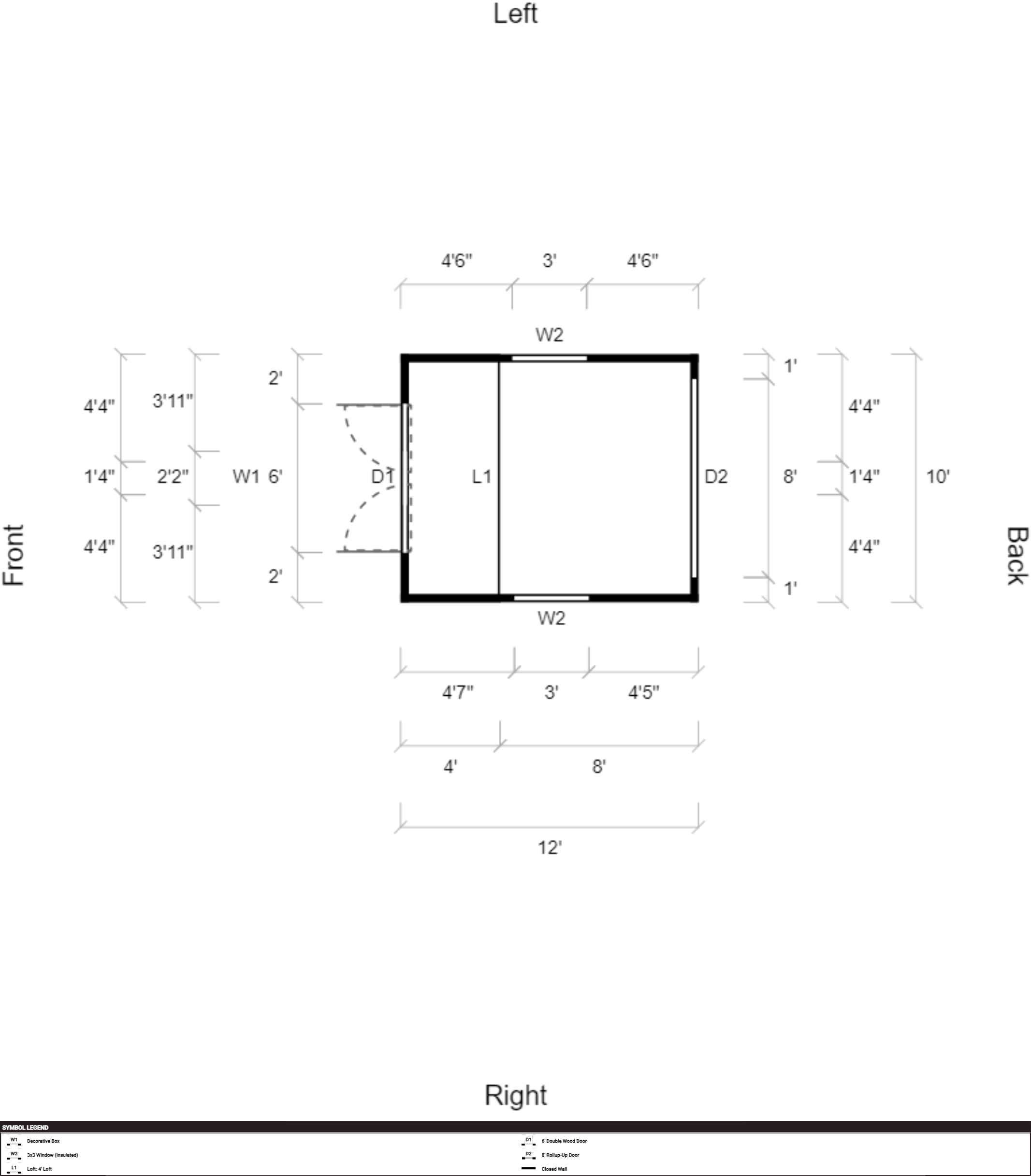 Lofted Barn 10x12 - Image 2