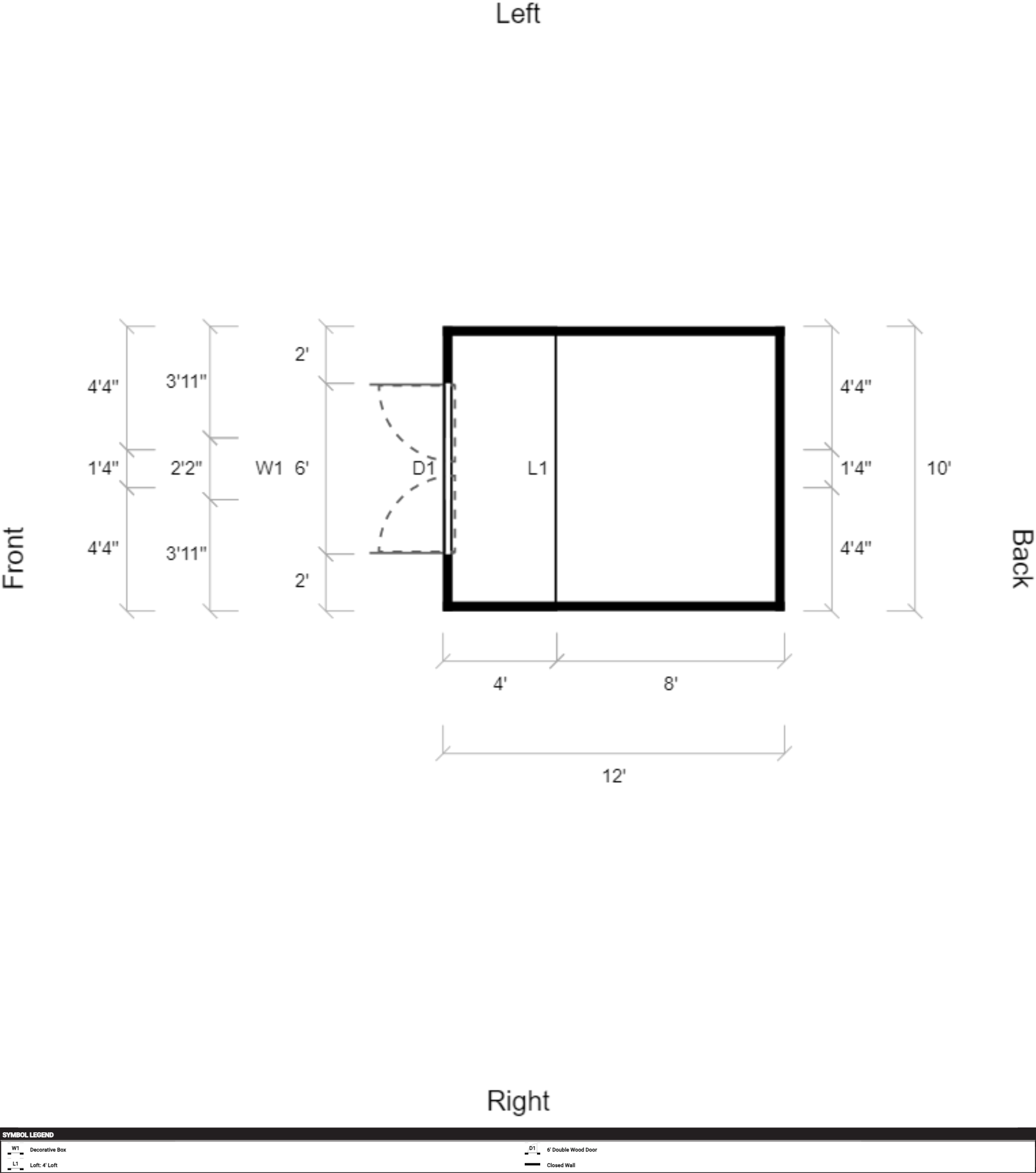 Lofted Barn 10x12 - Image 2