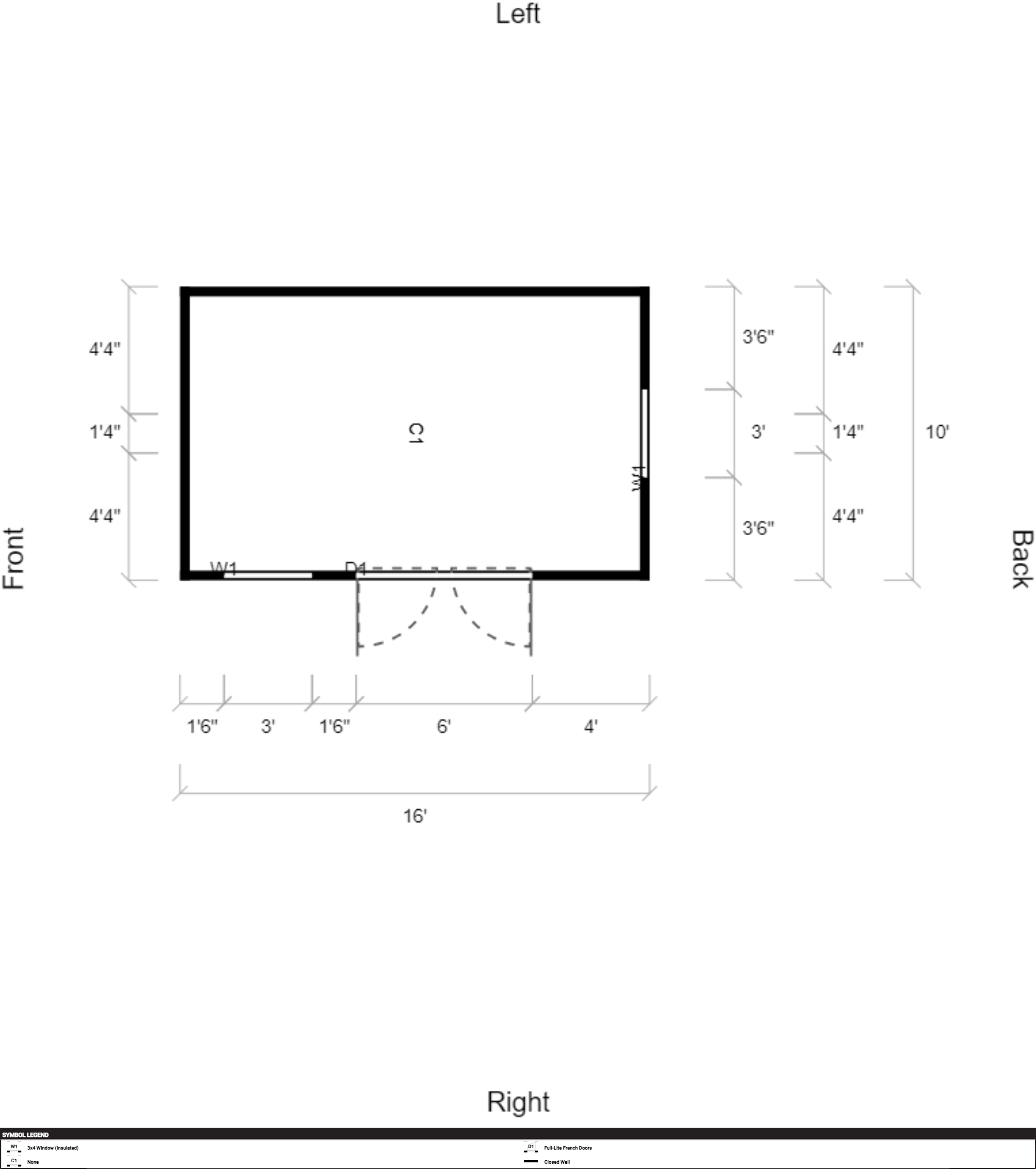 Side Garden Shed 10x16 - Image 2