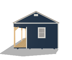 Side Porch Cabin 14x36 - Image 5