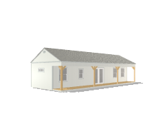 Side Porch Cabin 16x40