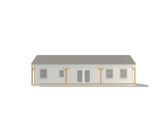 Side Porch Cabin 16x40 - Image 3