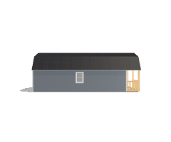 Deluxe Lofted Barn Cabin 14x32 - Image 4