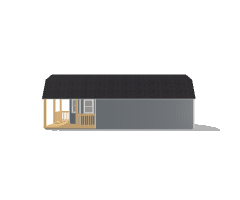 Deluxe Lofted Barn Cabin 14x32 - Image 3