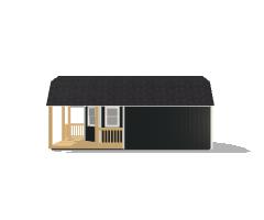 Deluxe Lofted Barn Cabin 12x24 - Image 3