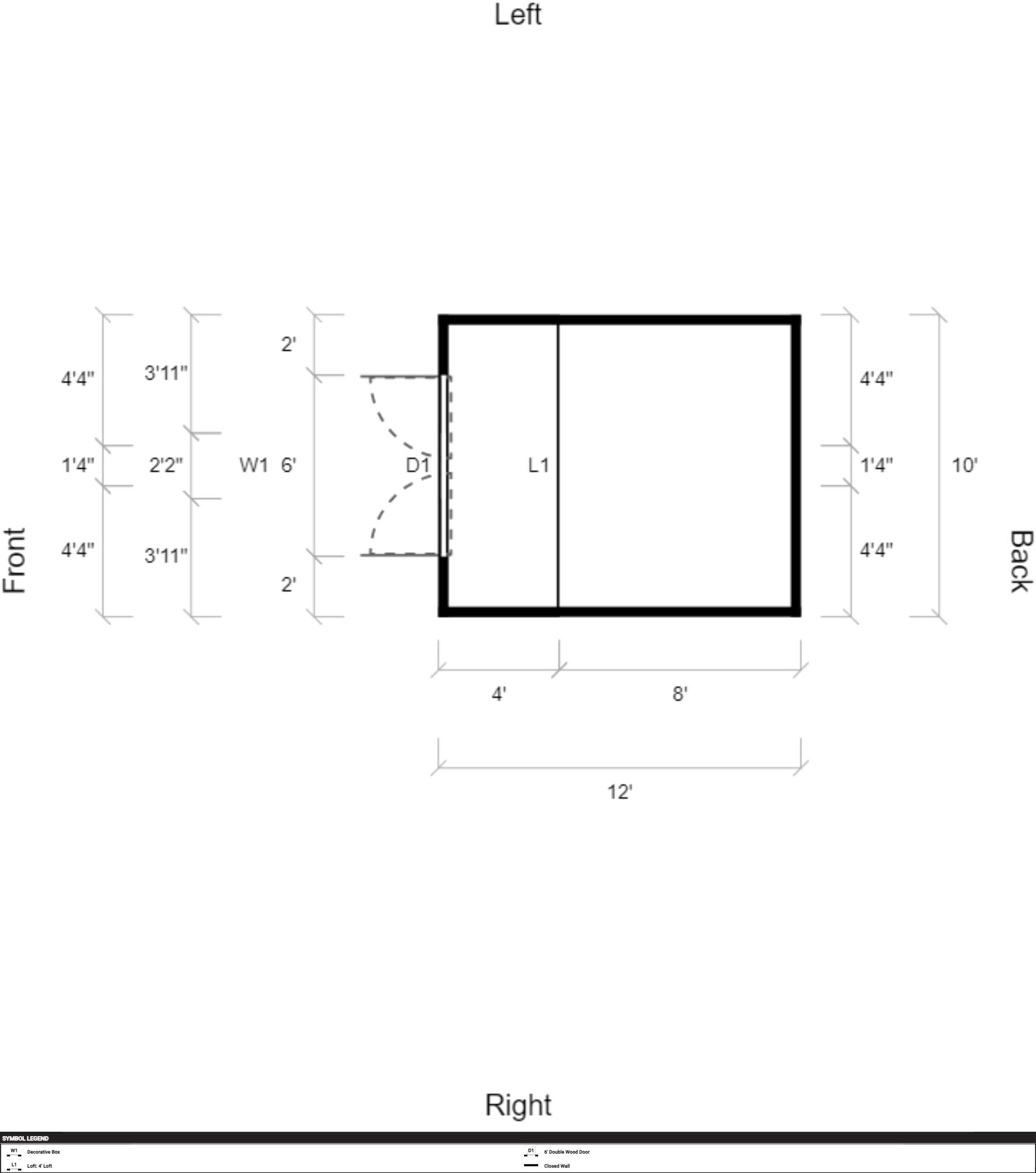 Lofted Barn 10x12 - Image 2