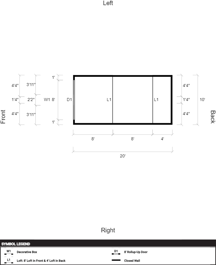 Lofted Barn 10x20 - Image 2