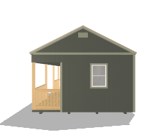Side Porch Cabin 14x24 - Image 5