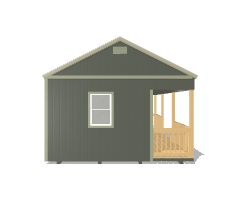 Side Porch Cabin 14x24 - Image 6