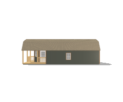 Deluxe Lofted Barn Cabin 14x36 - Image 3