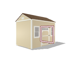 Side Garden Shed 8x12
