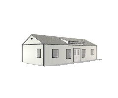 Side Garden Shed 16x40