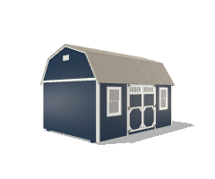 Side Lofted Barn 12x16