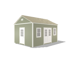 Side Garden Shed 12x16