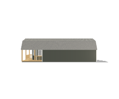 Deluxe Lofted Barn Cabin 16x40 - Image 3