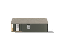 Lofted Corner Porch Cabin 12x28 - Image 3