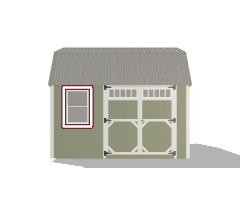 Side Lofted Barn 10x12 - Image 3