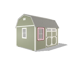 Side Lofted Barn 10x12