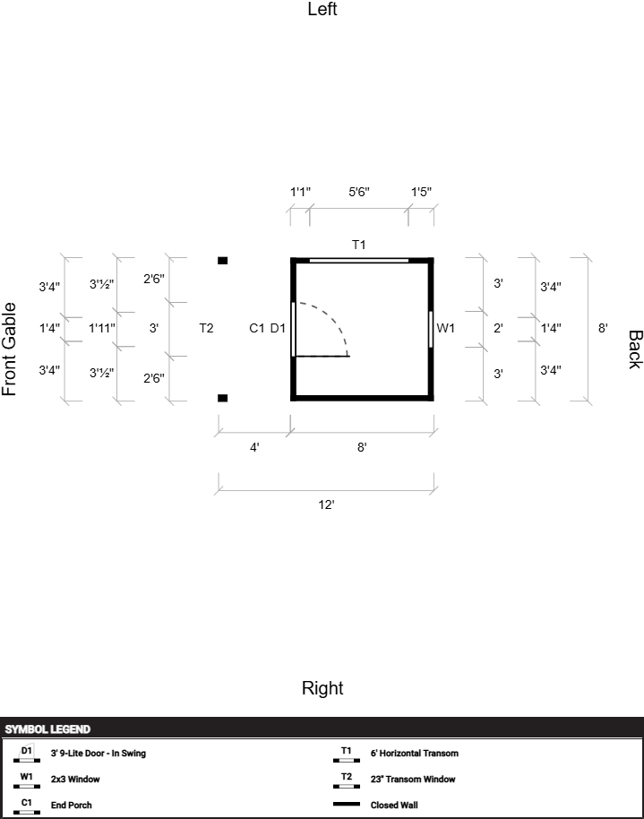 Standard Cabin 8x12 - Image 2