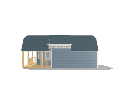 Deluxe Lofted Barn Cabin 16x28 - Image 3