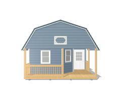 Deluxe Lofted Barn Cabin 16x28 - Image 6