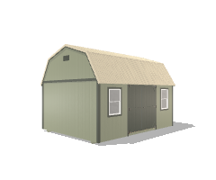 Side Lofted Barn 12x16