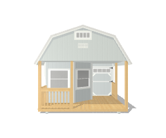 Deluxe Lofted Barn Cabin 12x24 - Image 6