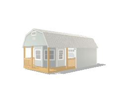 Deluxe Lofted Barn Cabin 12x24