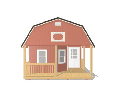 Deluxe Lofted Barn Cabin 14x32 - Image 6